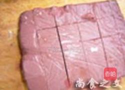 熘鸭血豆腐的做法图解2