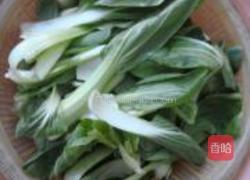 蒜香味青菜的做法图解1