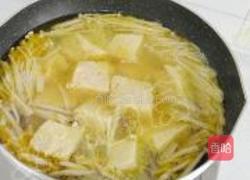 蛎黄杂菇煮冻豆腐的做法图解9