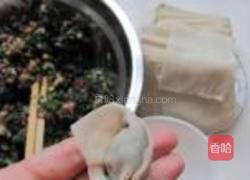蒸荠菜鲜肉馄饨的做法图解8