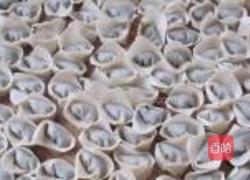 蒸荠菜鲜肉馄饨的做法图解9