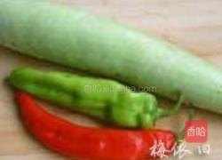 瓠瓜炒肉的做法图解1