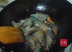 茄汁大头虾的做法图解4