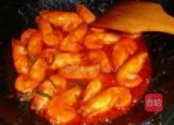 茄汁大头虾的做法图解8