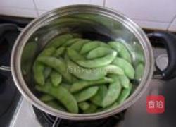 蒜蓉辣酱炒扁豆的做法图解2