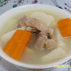 鲜淮山鸡汤的做法[图]