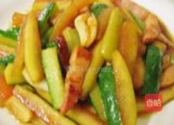 培根炒瓜皮的做法图解6
