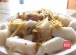 韭黄肉酱拌肠粉的做法图解7