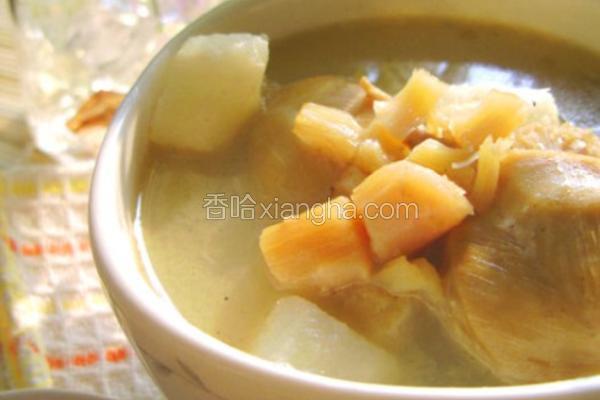 干贝山药鸡腿褒