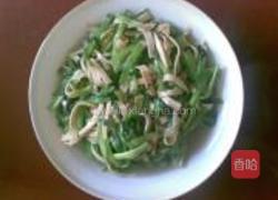 水芹菜炒千張的做法圖解4