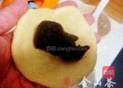 玉米发面豆沙饼的做法图解2