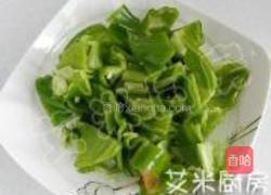 青椒炒干豆腐的做法图解8