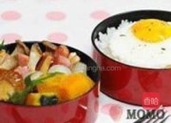 红烧扇贝与甜煮南瓜便当的做法图解15