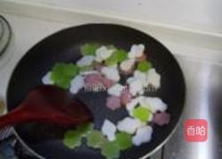 莴苣火腿炒年糕的做法图解5