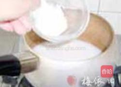 百合椰奶布丁的做法图解3