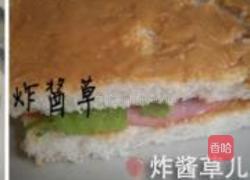 香蕉火腿三明治的做法图解6
