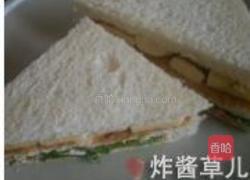 香蕉火腿三明治的做法图解9