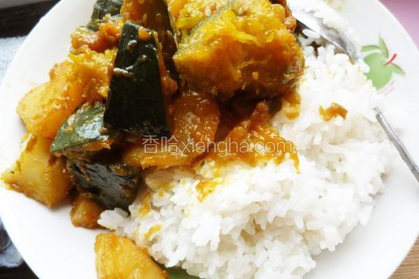 窝瓜土豆盖饭