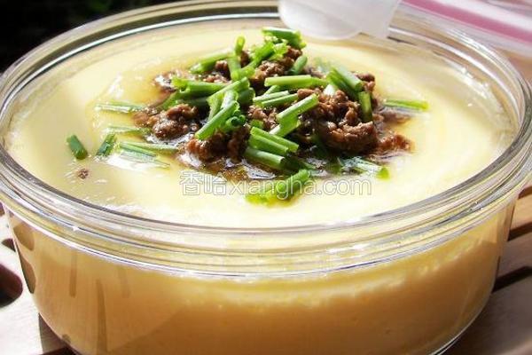 肉沫水蒸蛋