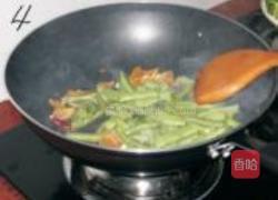 腊肉炒四季豆的做法图解4
