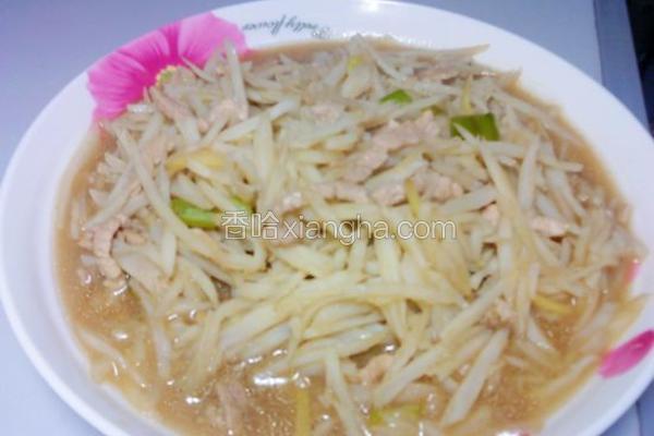 肉炒藕丝