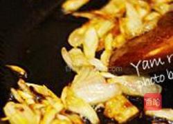 淮山萝卜炒肉片的做法图解4