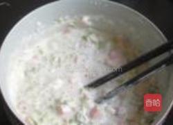 小白菜方腿肉面饼的做法图解3