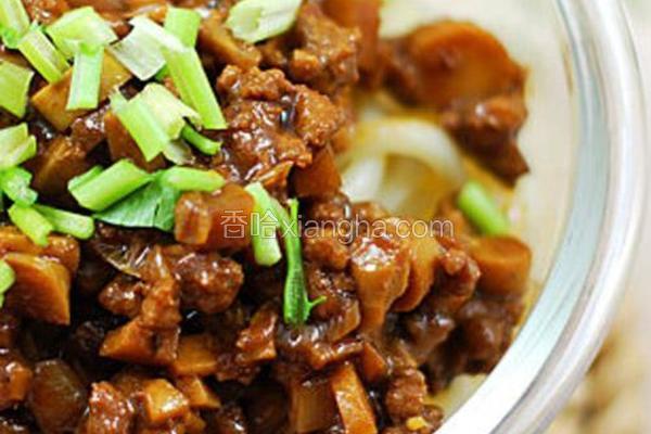 笋丁香菇肉酱