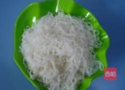 紫甘蓝斋炒米的做法图解3