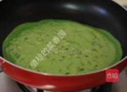 苜蓿菜汁饼的做法图解14