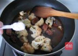 干锅菜花的做法图解8