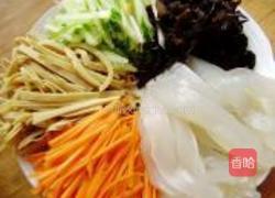 五彩拉皮的做法图解6