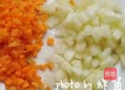 虾仁甜瓜炒饭的做法图解2