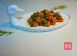 槐花虾仁的做法图解5