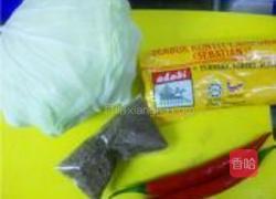 印度风味手撕包菜的做法图解1