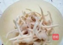 平菇瘦肉粥的做法图解3