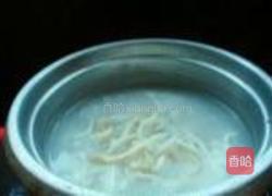 平菇瘦肉粥的做法图解6
