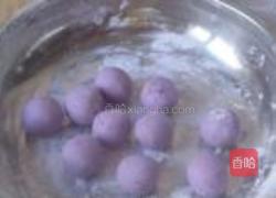 酒酿紫薯汤圆的做法图解6