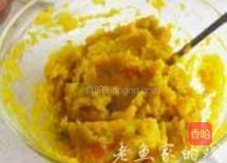 五彩奶香南瓜蛋糕的做法图解4