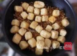 肉末豆腐泡的做法图解5