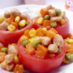 五彩番茄盅的做法[图]