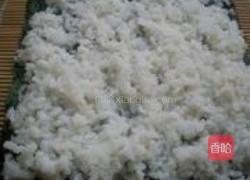 酸黄瓜寿司的做法图解4