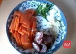 包菜炒腊肠的做法图解2