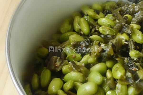 雪菜毛豆