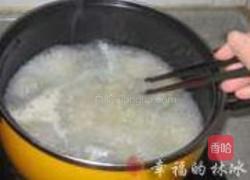 青菜瘦肉杂粮粥的做法图解6