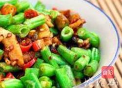 油渣炒四季豆的做法图解8