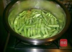 四季豆炒肉片的做法图解5