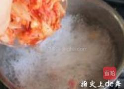 泡菜魔芋面的做法图解4