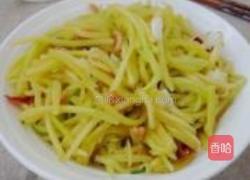 南瓜丝炒虾米的做法图解7