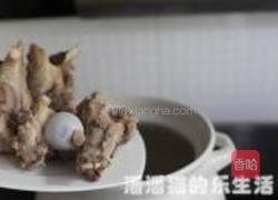 骨汤菠菜粥的做法图解1